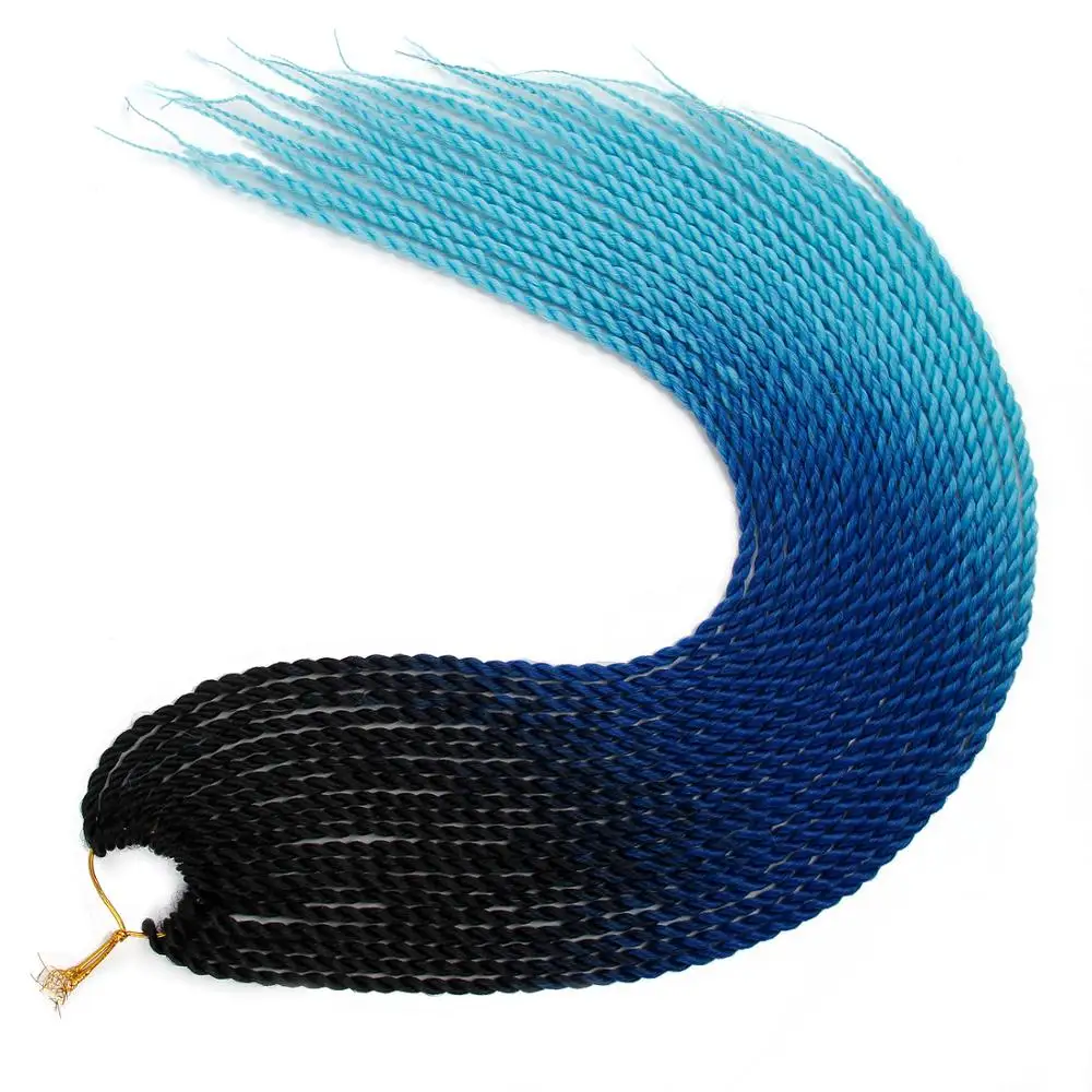 
20 strands/lot Micro Senegalese Twist Crochet Braids Hair wholesale ombre braiding hair kanikalon 