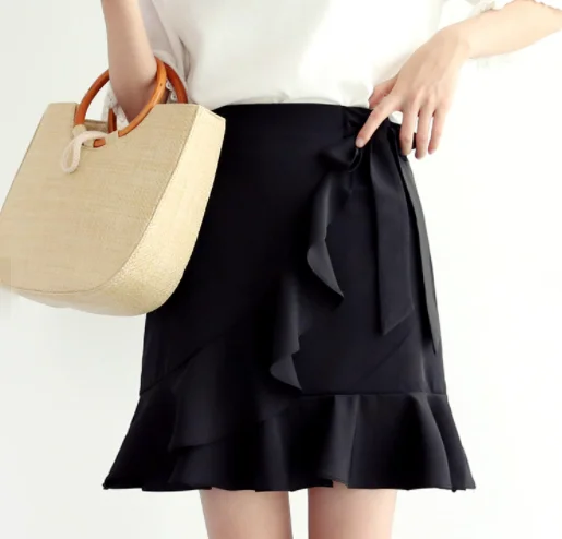 Оптовая продажа дамы бандажные Юбки цвет желтый лист лотоса платье