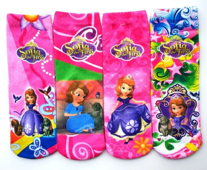 Детские носки для мальчиков и девочек, Мультяшные длинные носки для детей, милые Дышащие носки