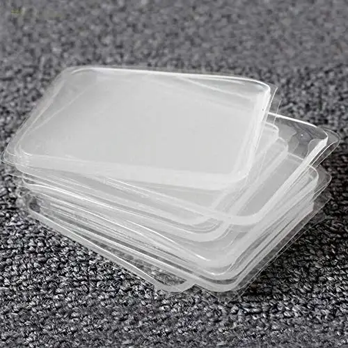 2019 Amazon Hotselling Super Sticky Easy Gripping Pad Transparent Silicone Fixate Anti-Slip Gel Pads Mat Wall Sticker