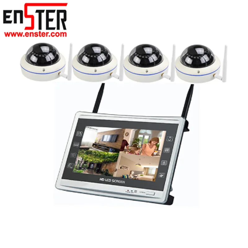 4ch 1080 P сенсора безопасности CCTV беспроводной Wi-Fi камера ip-камера дома P2P комплект видеонаблюдения Nvr