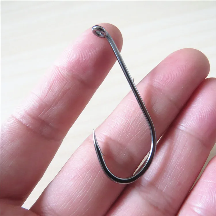 
Long shank octopus beak with ring 10# -5/0 high carbon steel china whole sale fresh salt water fishing hooks for fishing 