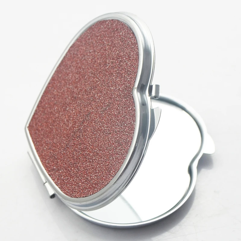 NEW MAKEUP TOOLS Heart shape pocket mirrors bling compact mirror