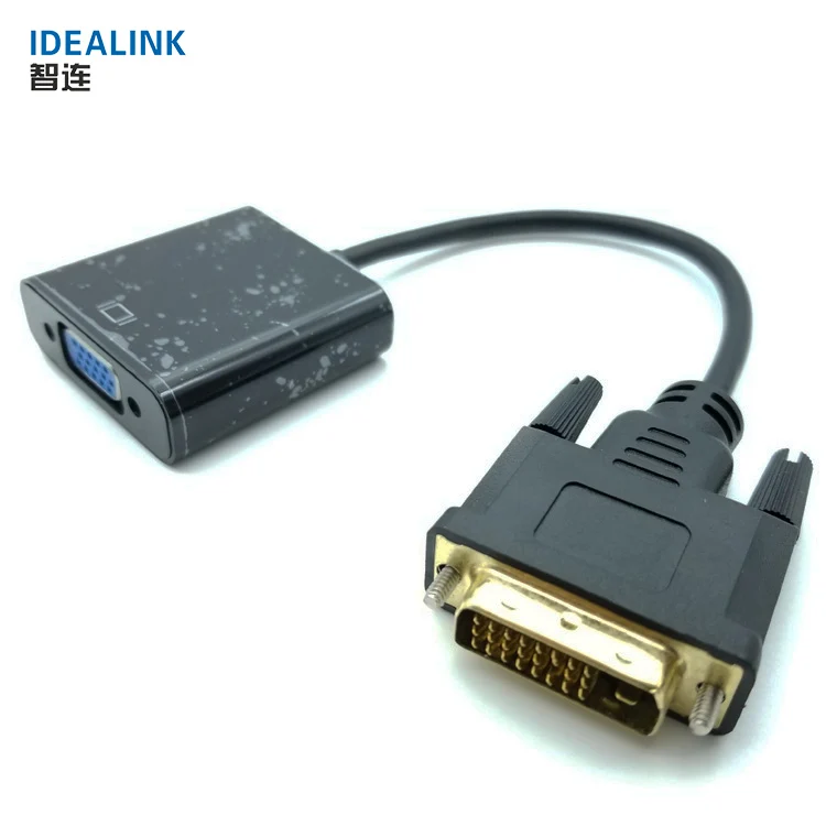 Горячие Продаем Профессиональные 15 pin 6 0 мм male-female dvi конвертер vga для монитора видео кабели