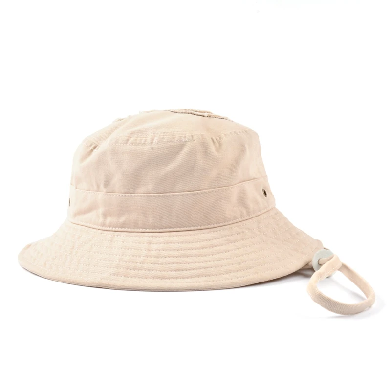 Custom Sun Protect Fishing Hiking Camping Cap Hat Bucket Hat Summer Outdoor Simple Bucket Hats