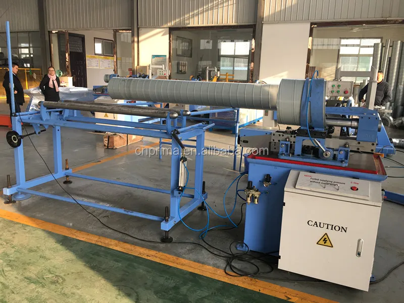 High Performance Round Spiral roll forming machine, duct spiral tube former