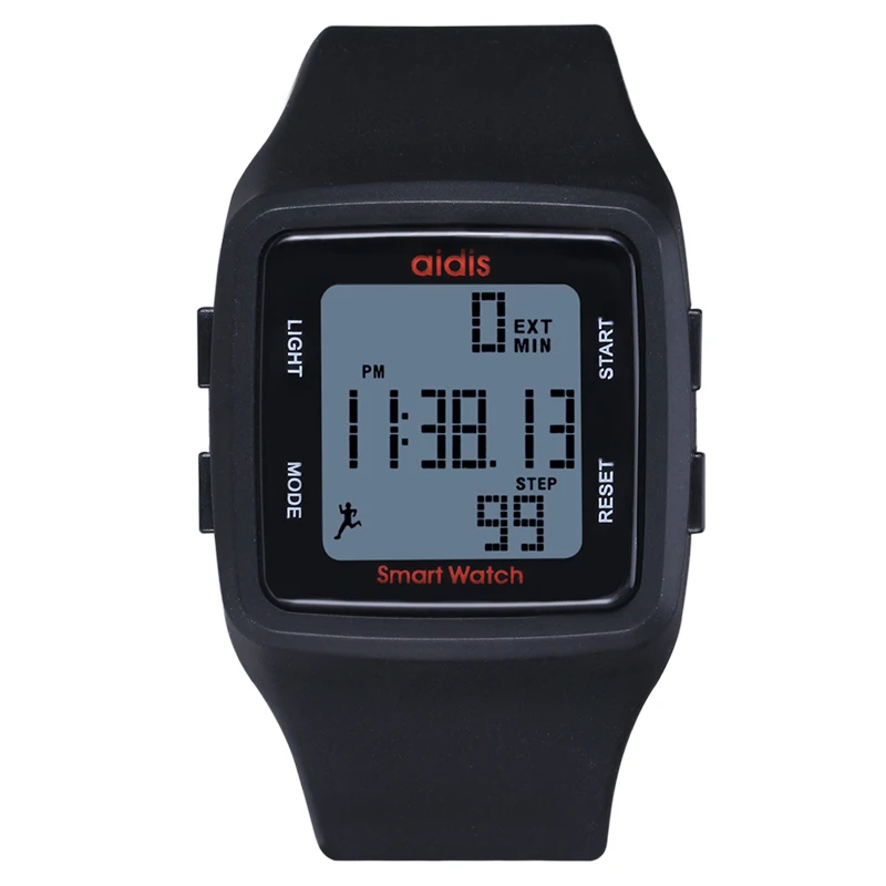 Оптовая продажа Мода Aidis часы с логотипом, лучшая покупка шагомер часы для ходьбы для перемещения