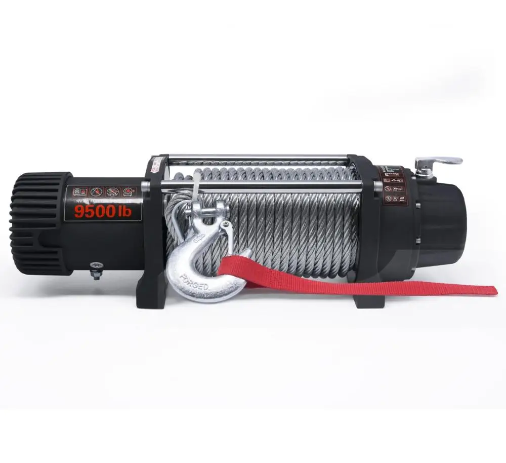 Высокое качество off road 4*4 автомобиль электрическая лебедка 9500lbs с стальной веревкой