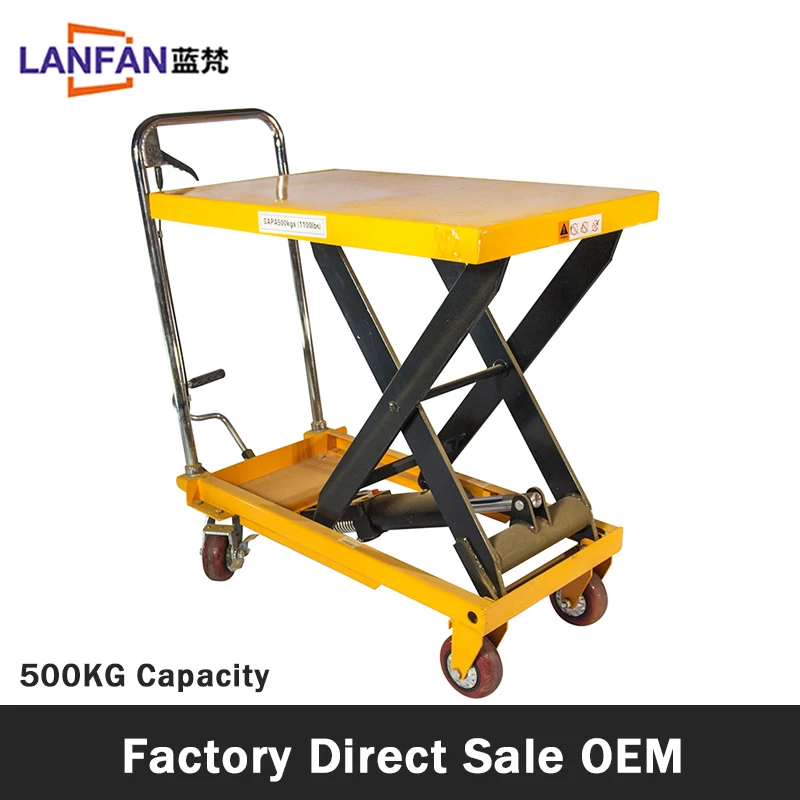 Hydraulic scissor lift lift table platform