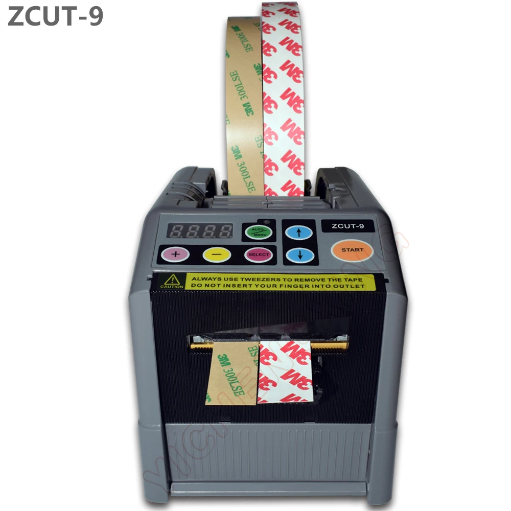 Automatic cycle cutting tape machine packing tape cutter with 12 different lengths ZCUT-9P