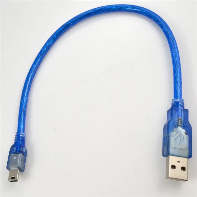 
Cord leads length 30cm USB 2.0 type A male to mini B 5pin male PC data cable 