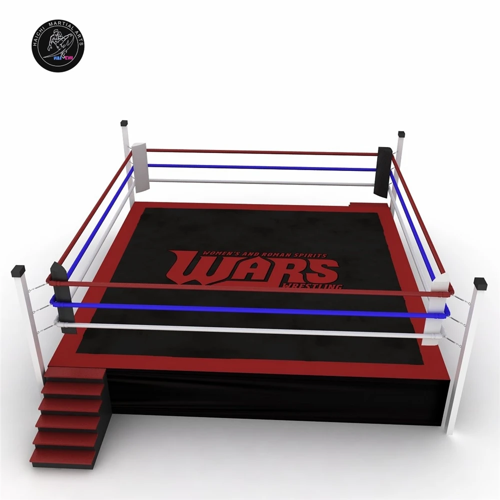 Factory Sale price boxing ring canvas cover With Strong Ropes