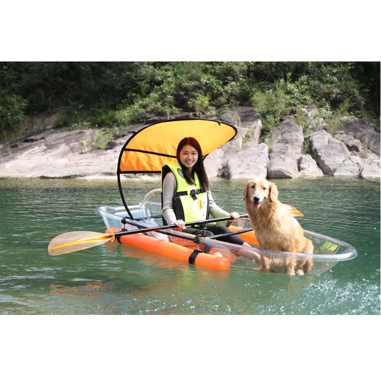 New Launched Clear Kayak New Design Crystal see through Transparent canoe