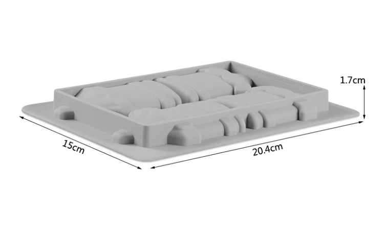 Carousel silicone resin aromatherapy wax die  Creative Dreamhorse Gypsum Mold  silicone mold mould for plaster