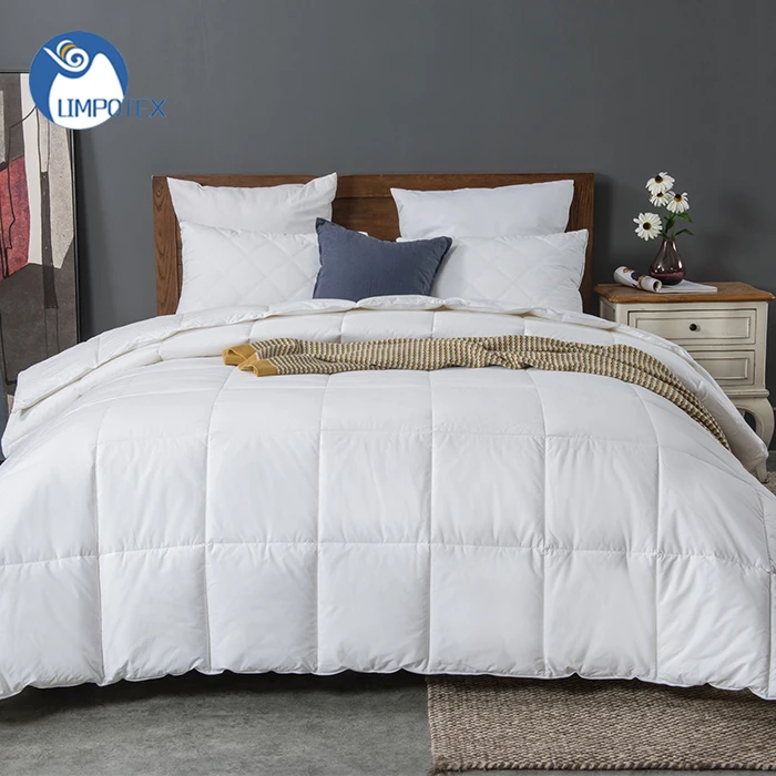 High quality 100% cotton fabric polyester filling heavy winter bed quilt duvet