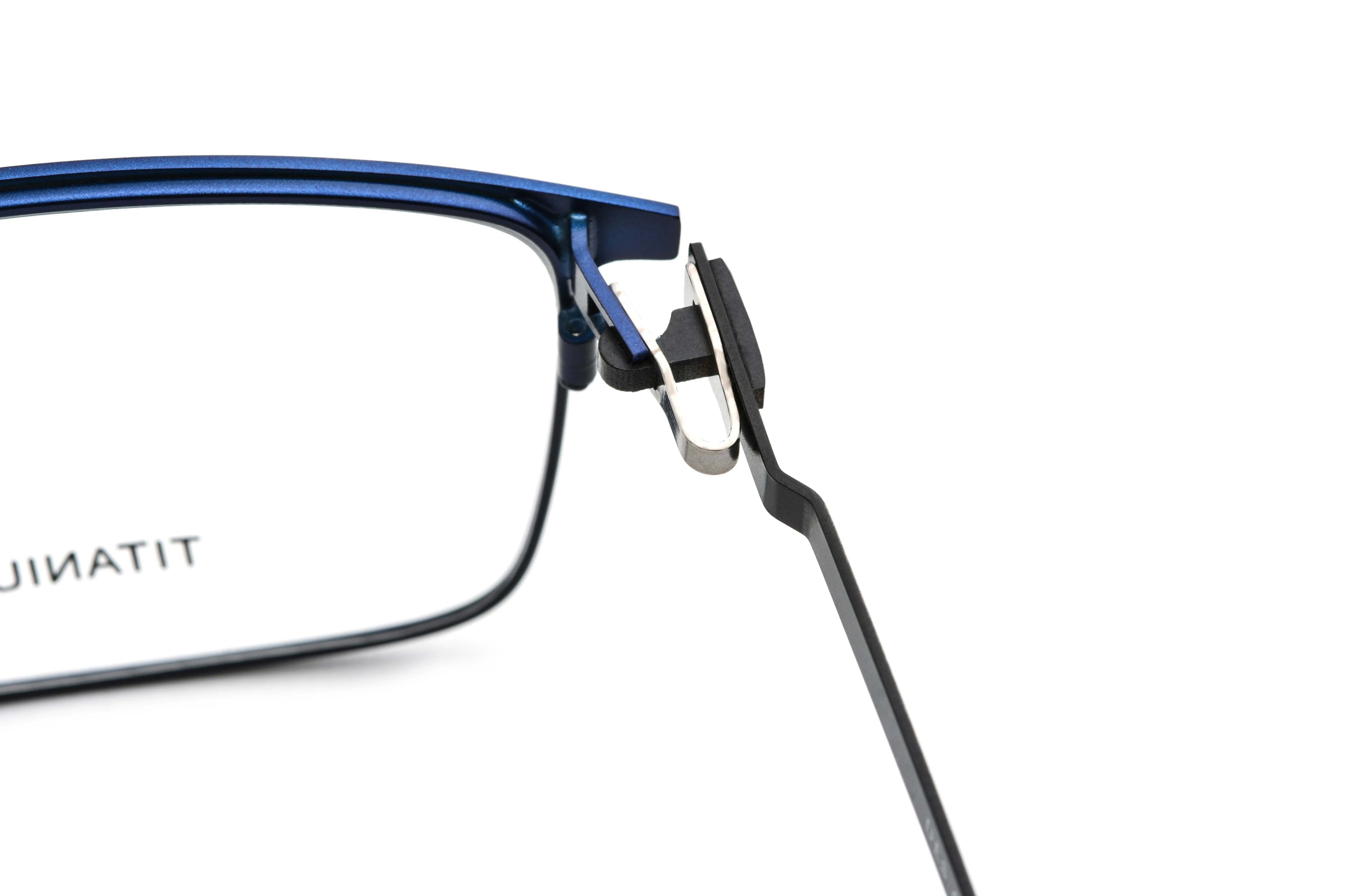 High End Custom Painting Italian Eye Glasses Frames Air Titanium Eyeglass Optical Frames CE for Men