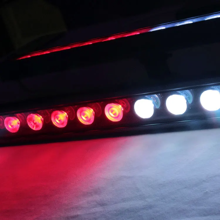 Вечеринки ночной клуб сценическое освещение бар IP65 2*24 Вт RGBW 4 в 1 наружный светодиодный настенный светильник