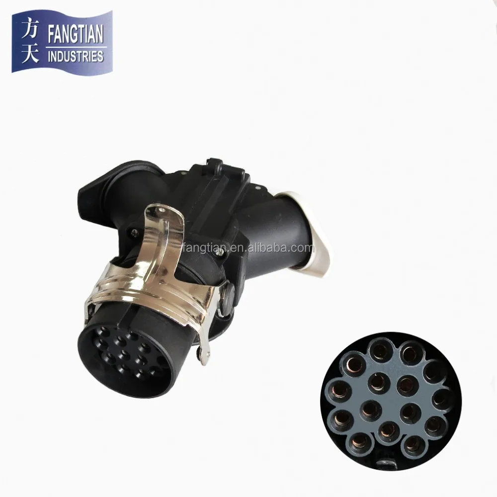 Trailer connector adapter European 24V 15 pole to 7 pin N type and S type Trailer Plug