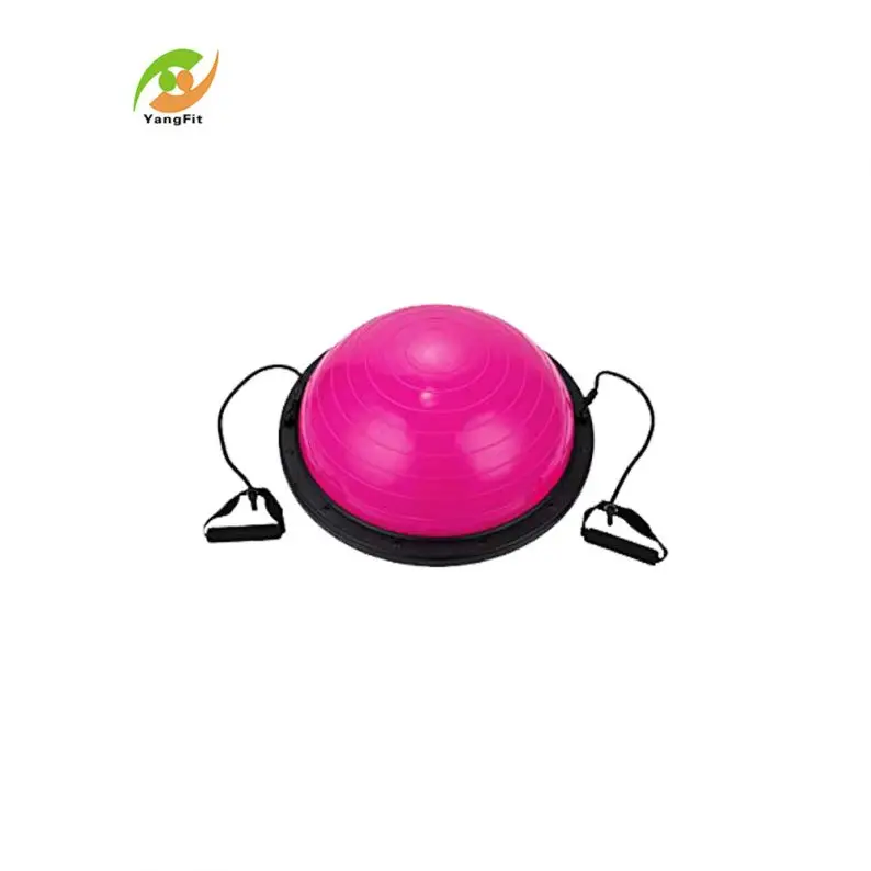 65cm smooth exercise inflatable ball as home gym or yoga equipment for fitness exercise use with quality foot pump