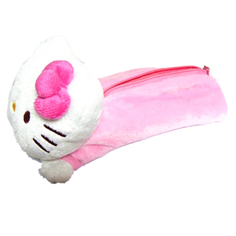 Custom cute  Plush animal shape girly Pencil case