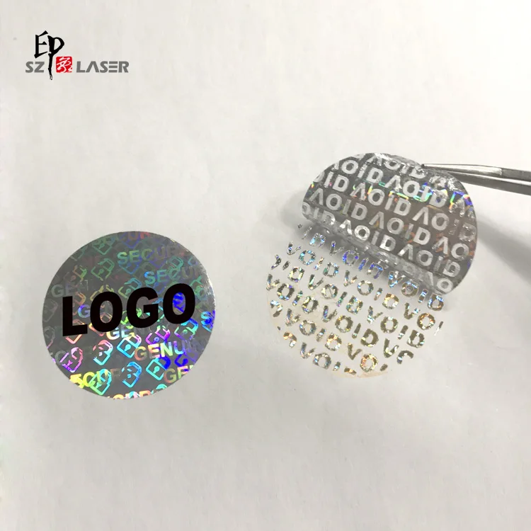 30 мм Диаметр безопасной подлинной голограммы стикер