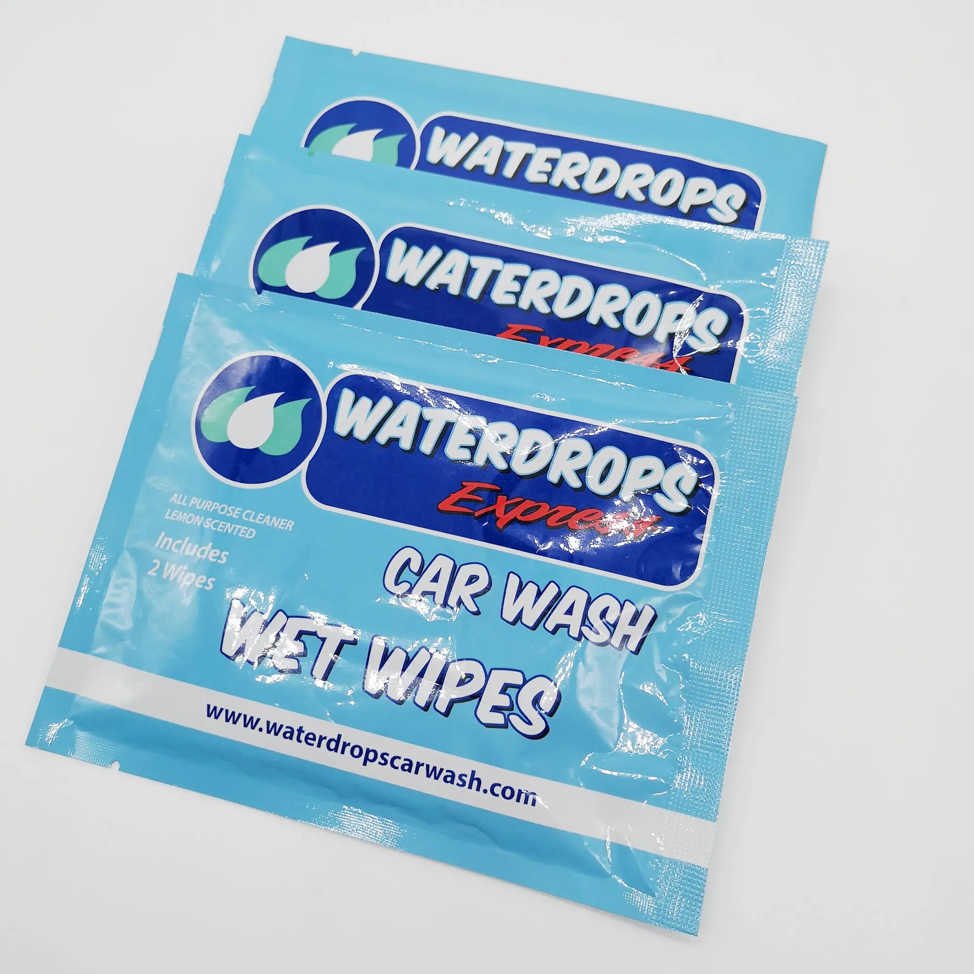 Одноразовые влажные салфетки для автомобиля из нетканого материала, индивидуально упакованные