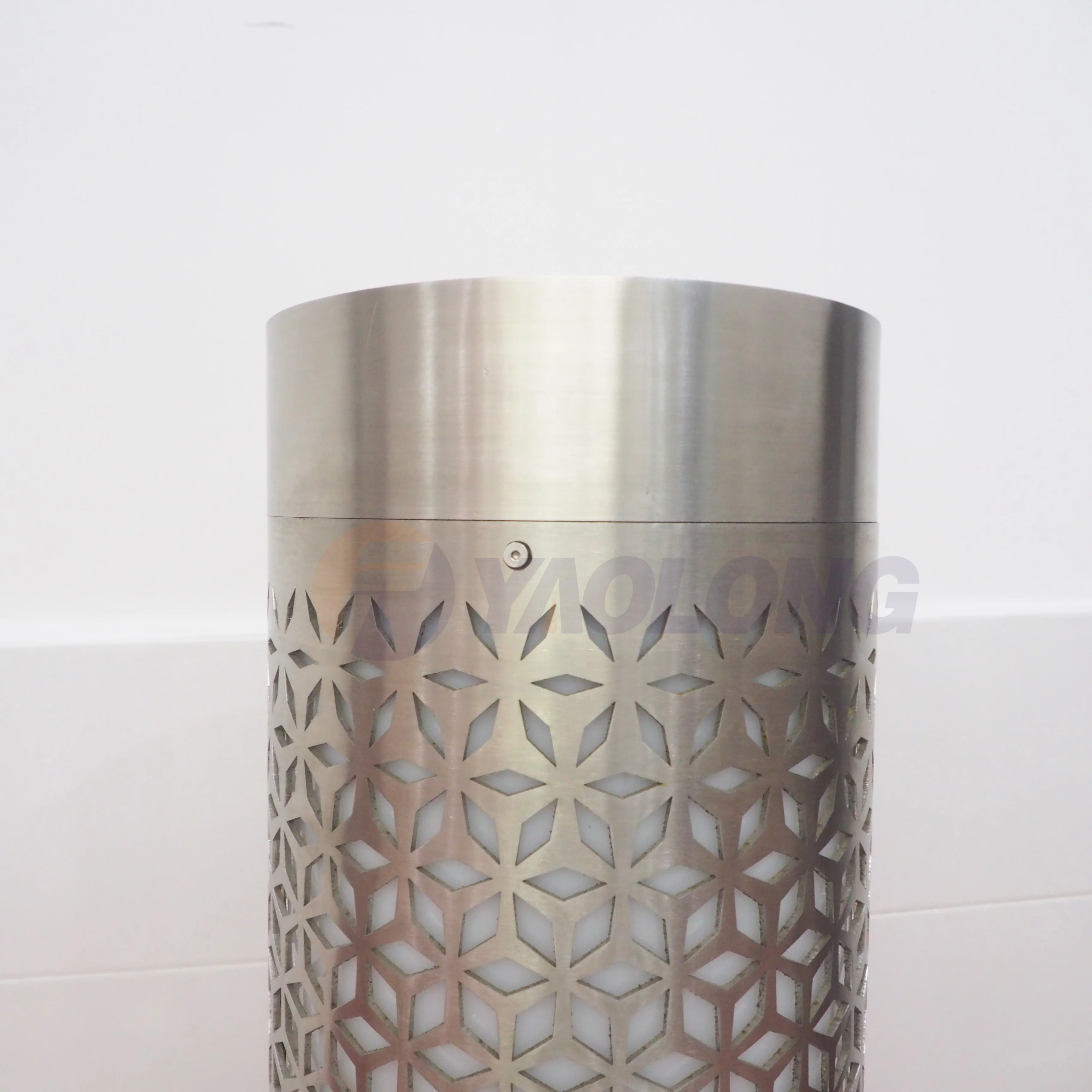 custom service stainless steel 180mm led garden bollard post light