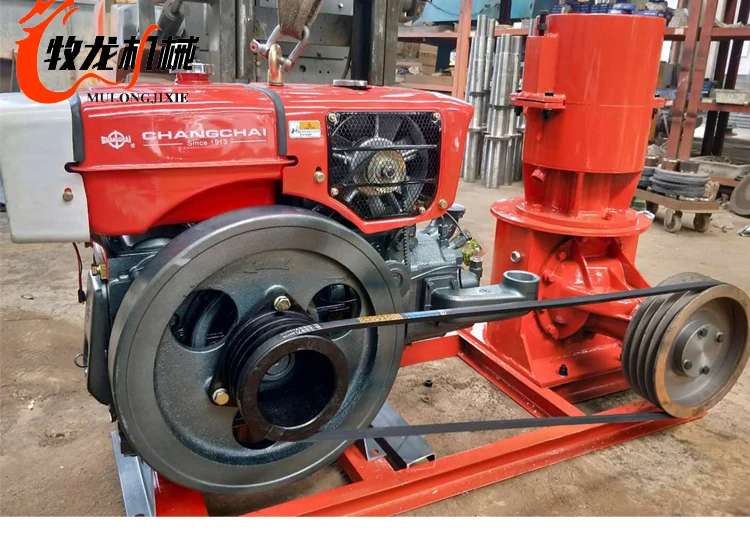 300-500 кг 24HP производящая кормежку животных машина для того чтобы сделать корм для животных пелле мельница дизельный двигатель машины для переработки зерна