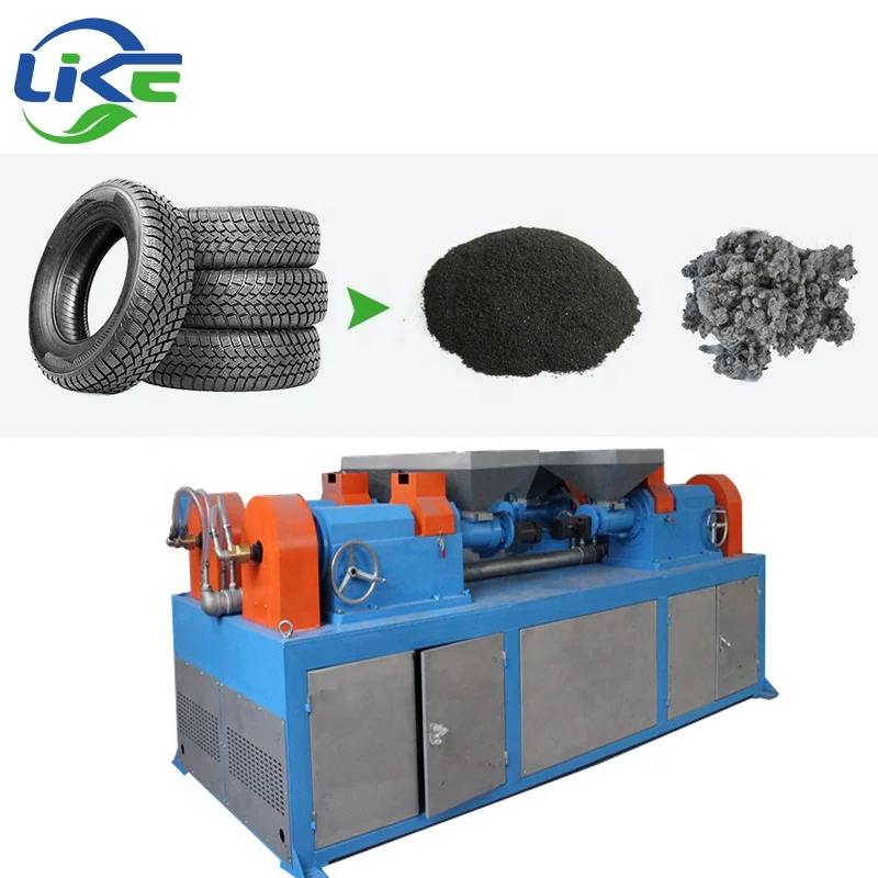 
Good quality waste rubber powder uses recycling machines 
