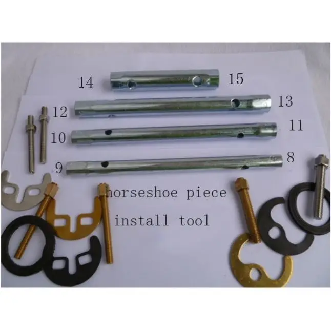 Faucet horseshoe piece installation maintenance sleeve tool single-hole fastening accessories installation screw barrel