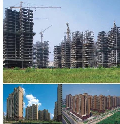 Modern Design Prefabricated Steel Structure Modular Apartment High Rise  Building