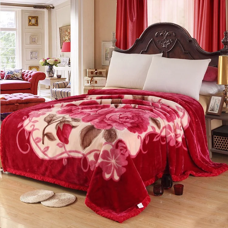 China made Premium quality wholesale factory price raschel blanket