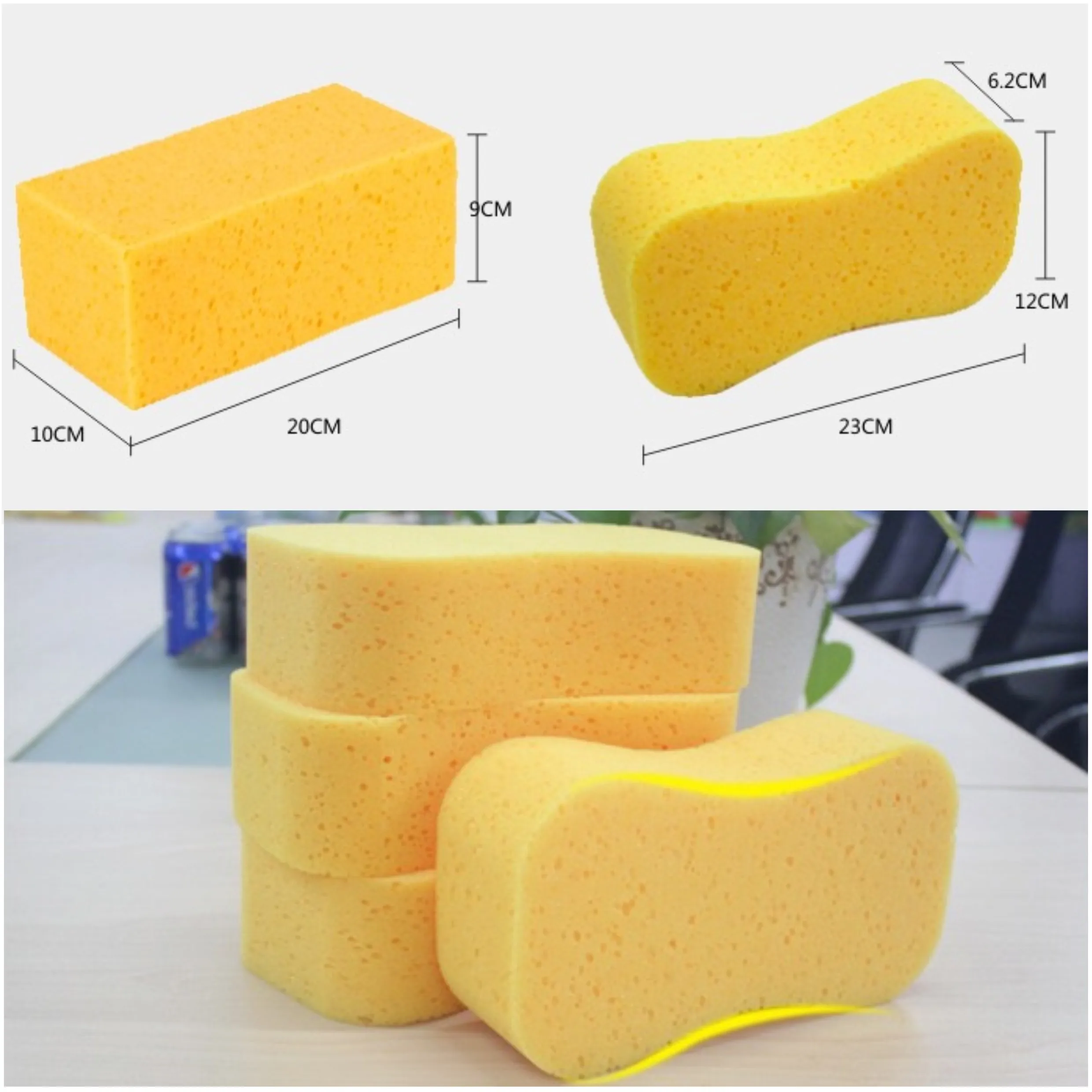 Coral Sponge Car Wash Cleaning Sponge Applicator Newest Compressed Car Wash Sponge For Car Cleaning