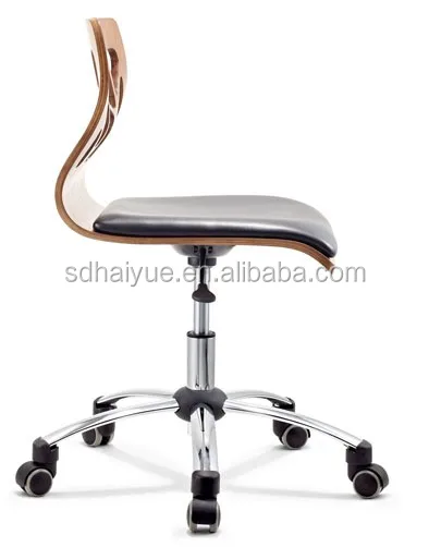 Plywood office typing chair staff work task chair HY2009