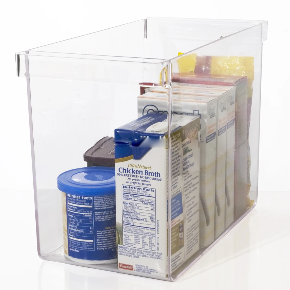 Customize Plastic Hanging File Box Organizer File Folder Organization with Handle Office supplies