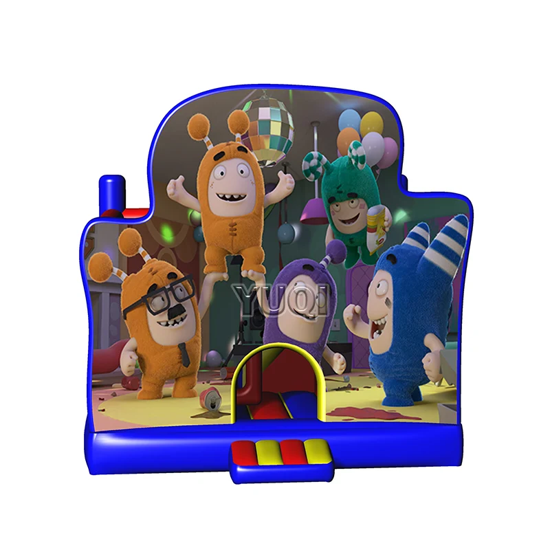 Oddbods Inflatable Games Kids Fun Bouncy Castles Air Jumper Toys Playground