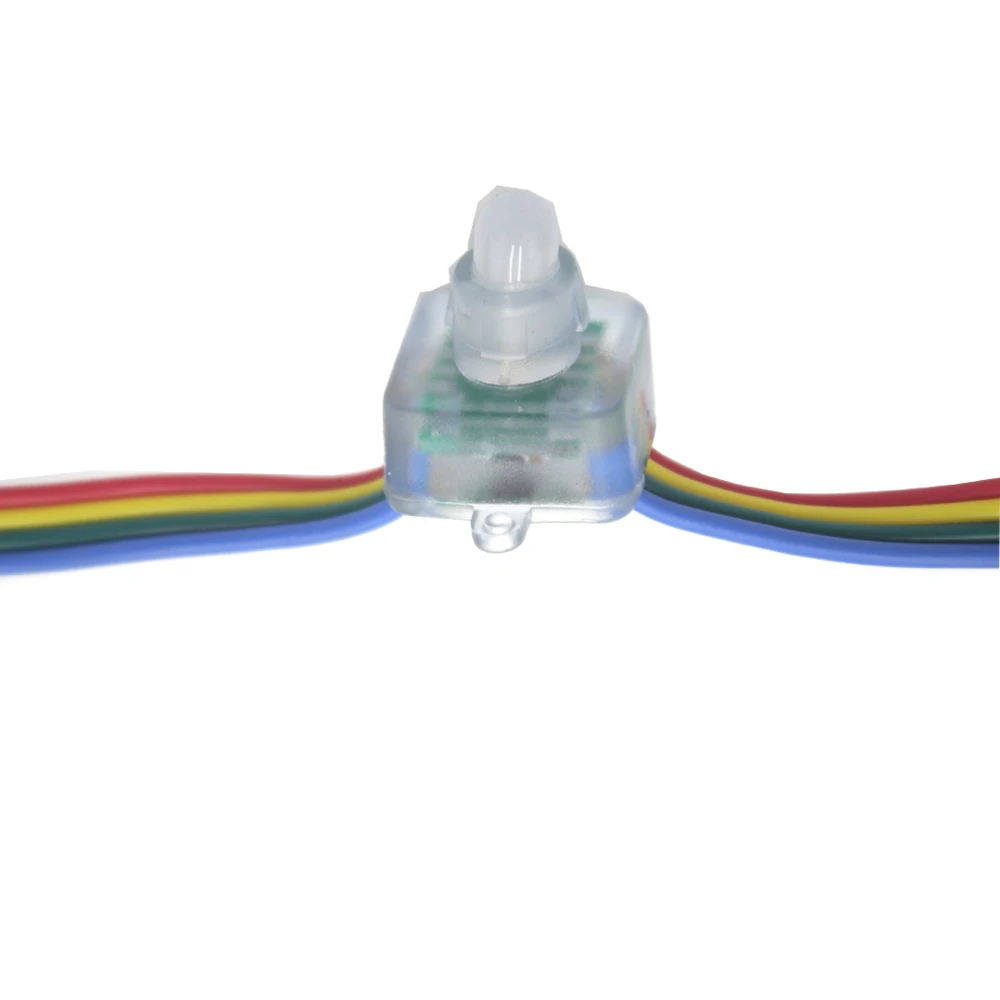 12 мм квадратный 5 в цифровой RGB светодиодный пиксель WS2811 1903 IC 50 шт. Светодиодная лента pxiel