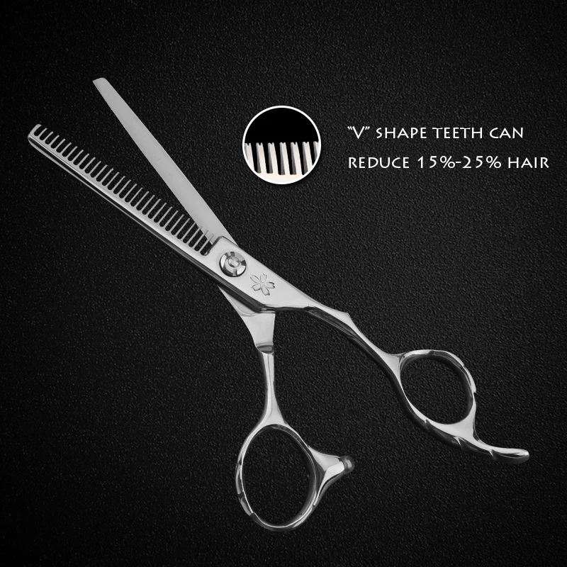 stainless steel salon barber hair thinning and cutting scissors