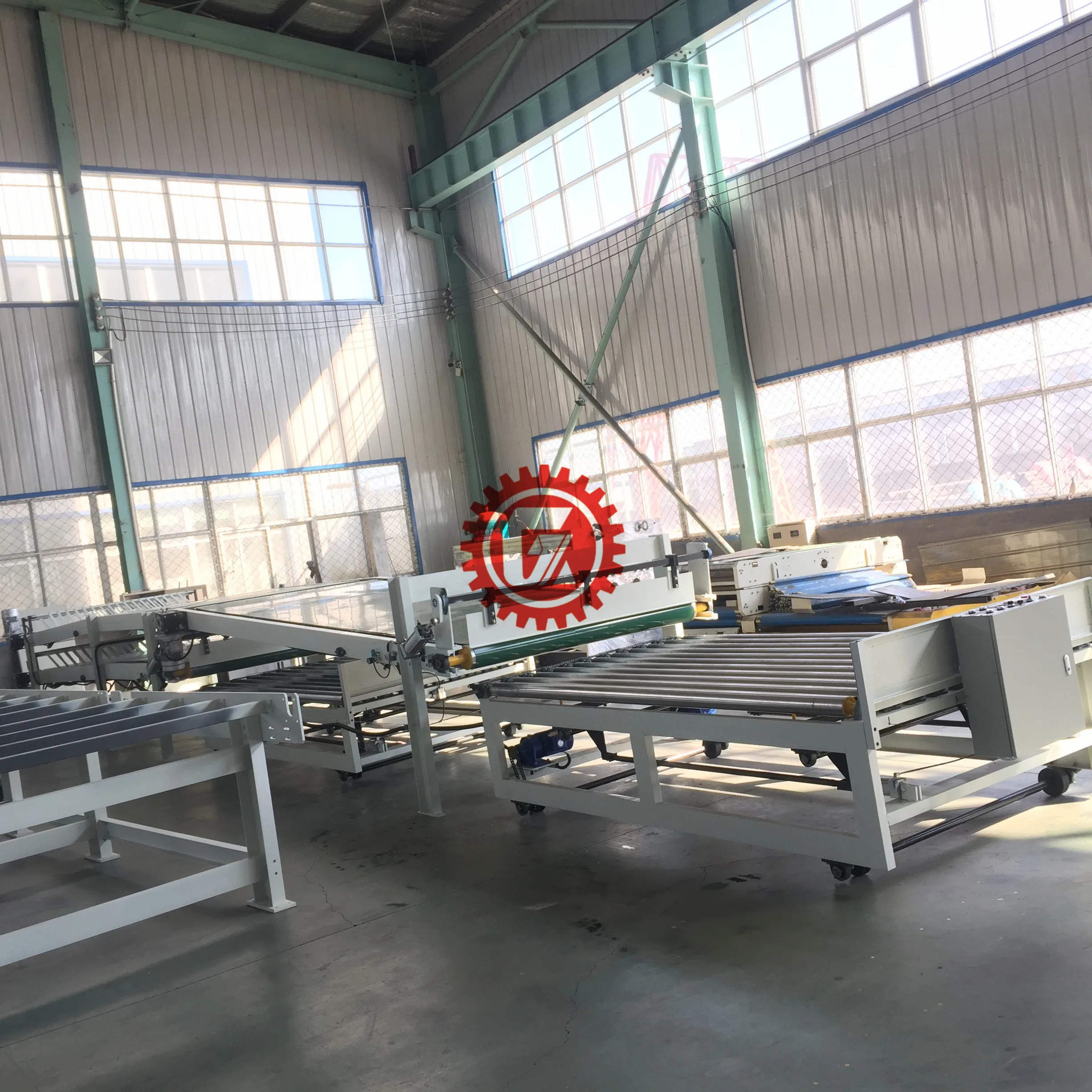 WJ-150-1800 type three layer corrugated roller cardboard production line