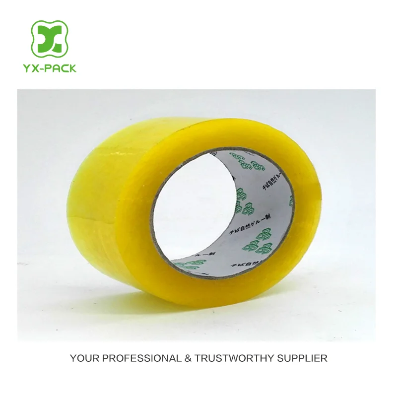 Yellow sealed packing tape