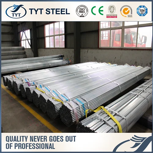 ВПВ стальной трубы tianyingtai кровельные astm a500 горячая гальванизированная квадратных труб