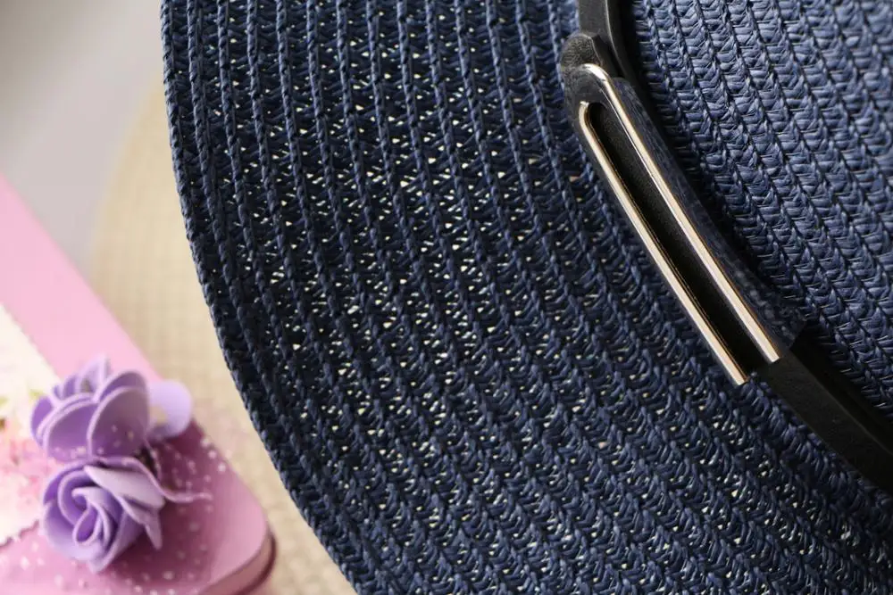 Manufacturer Custom Logo Wholesale Cheap Summer Beach Straw Cap Hat Panama Hat