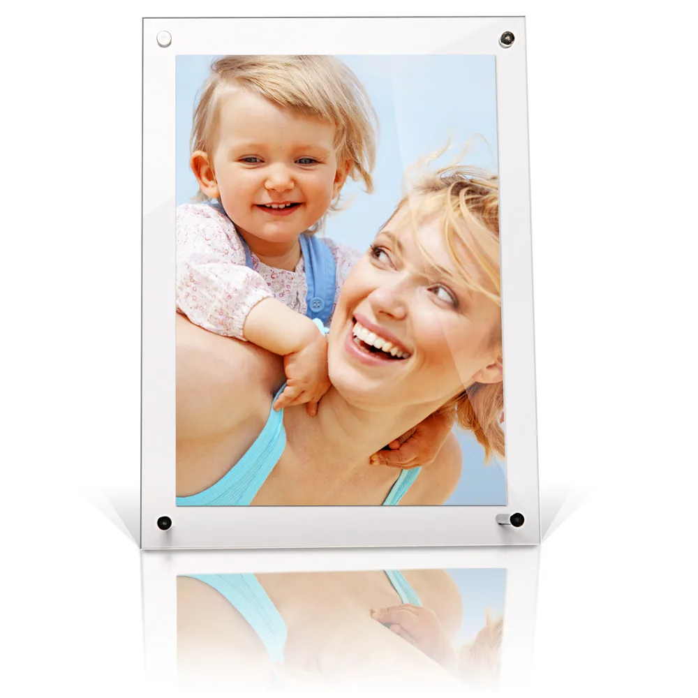 Modern Perspex Photo Frame Acrylic Floating Picture Frame Wholesale