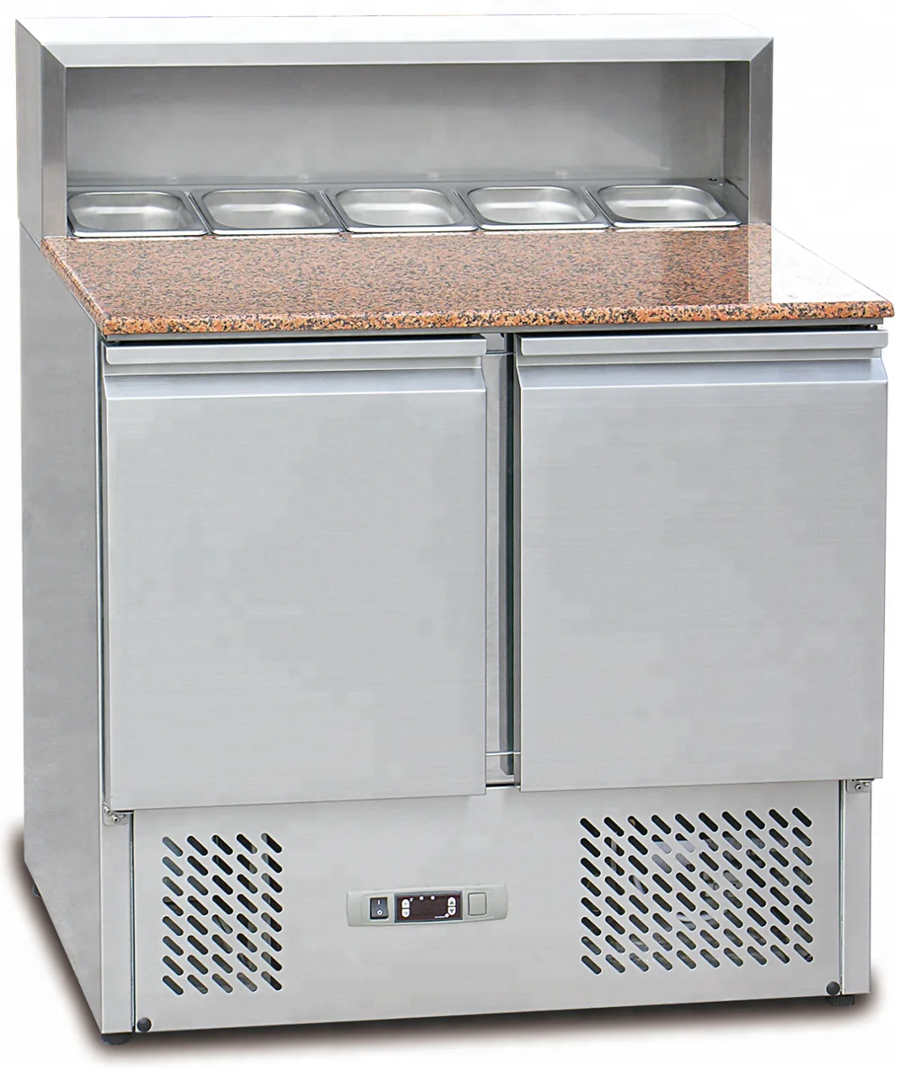 two door table refrigerated saladette counter /salad sandwich counter