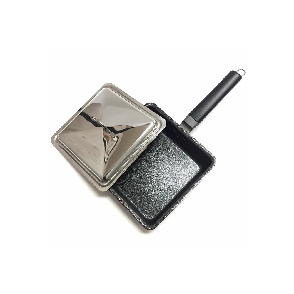 Japanese fiber line embossed Iron Japanese egg Pan With Reasonable Price rust resistant made in Tsubame Niigata Japan