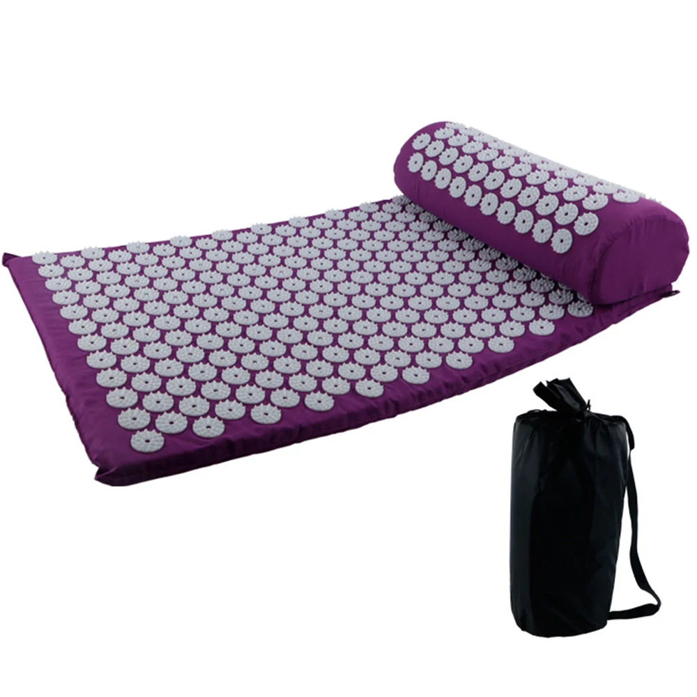Massager Cushion Acupressure Mat Relieve Stress Pain Acupuncture Massage Pillow Spike Yoga Mat with Pillow