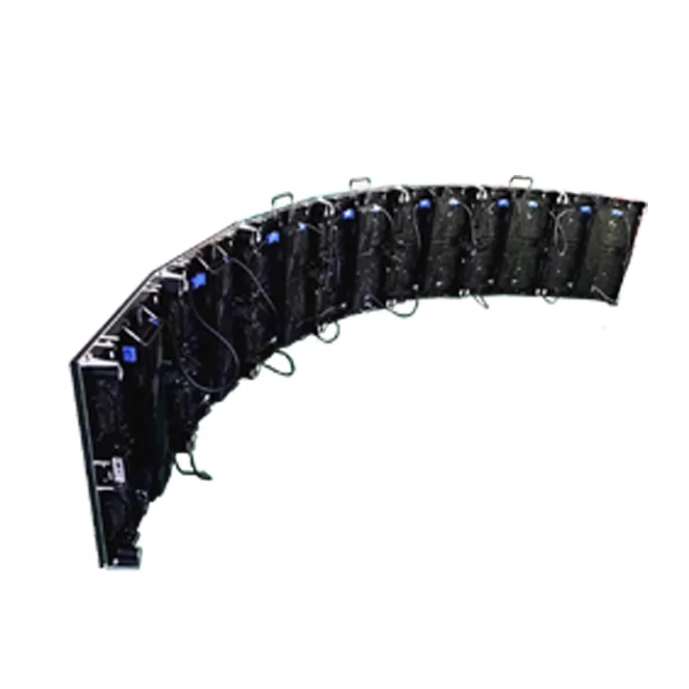 Stage background P3.91 indoor led smd 2121 curved led rental display screen