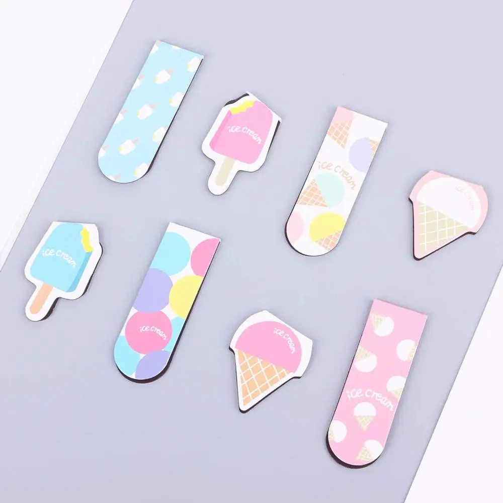 High quality the summer theme print magnet bookmarks