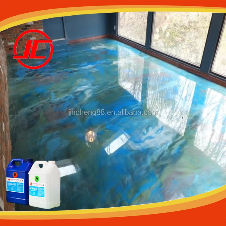 
200sq feet ab glue 3:1 hardener epoxy 3d painting flooring coating for home commercial office 