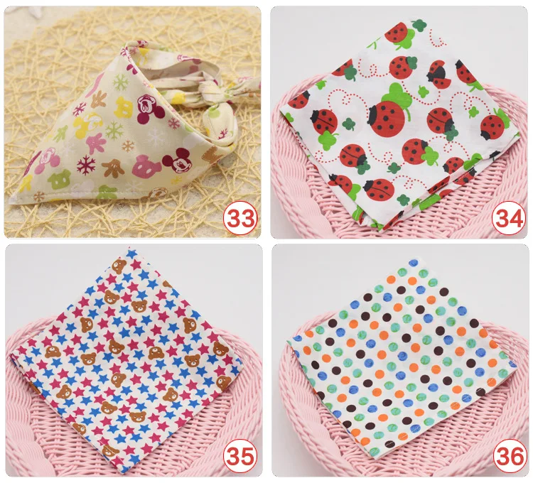 wholesale many designs available cheap animal grid cute classic small MOQ dog cotton bandanas